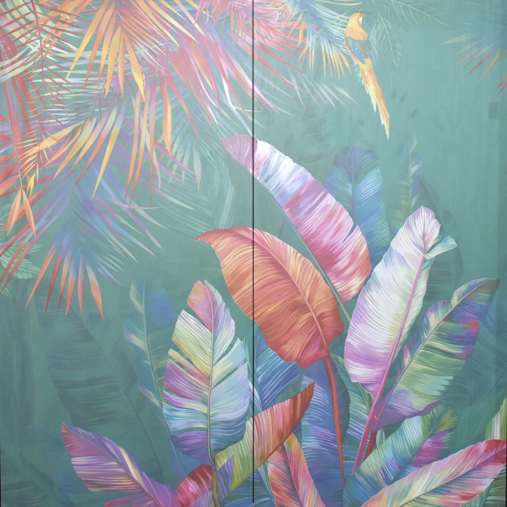 Abstract Leaf (1200 x 1200 Set of 2 pcs of 600 x 1200, STR) - 1