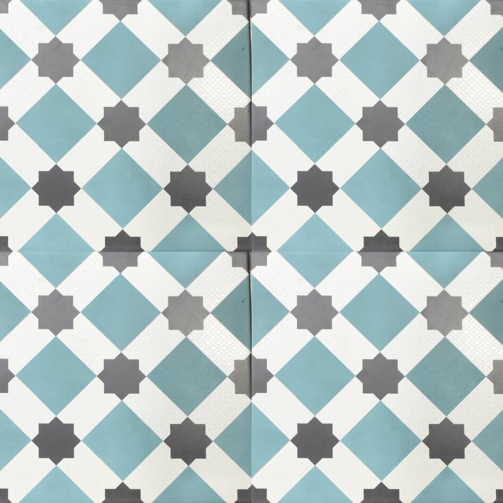 Retro Tin Aqua (200 x 200, Subway) - 1