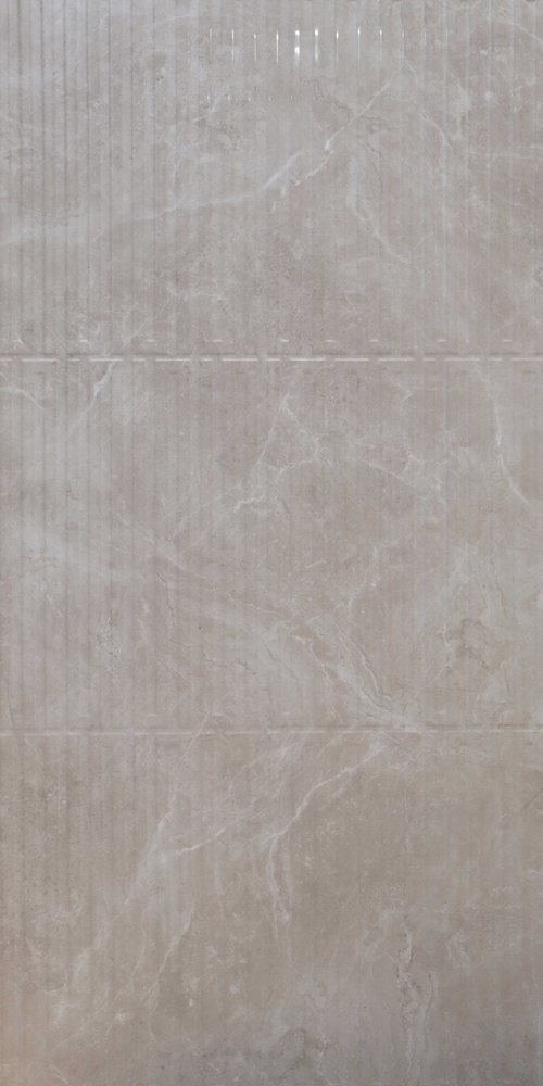 Lublin Beige Glossy Punch Decor (600 x 1200, Itaca) - 1