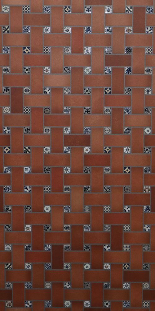 Denver Cotto Glossy Matt with Glossy effect (600 x 1200, Exotica) - 1
