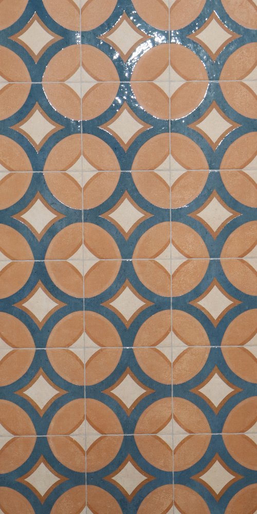 Fondant Cotto Glossy Matt Matt with Glossy effect Decor (600 x 1200, Exotica) - 1