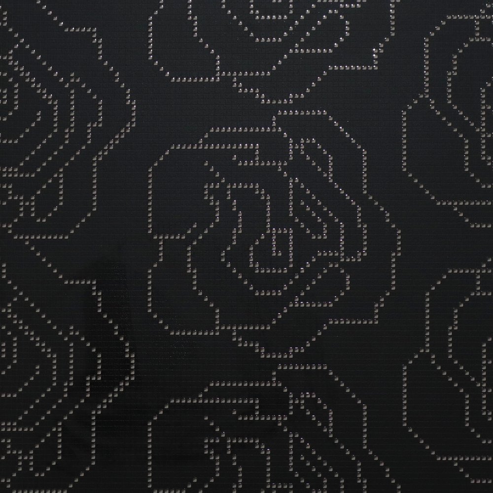 Fiore Rosa Nero G-634 Glossy Matt with Glossy effect (600 x 600, Exotica) - 1