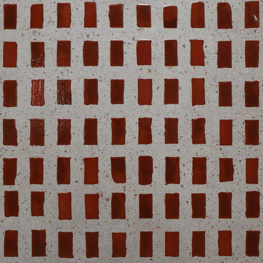 Concrete Red G-634 Glossy Matt with Glossy effect (600 x 600, Exotica) - 1