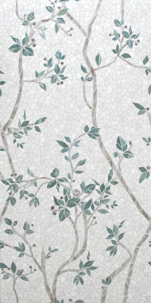 Twig Leaves Blanco Decor Endless 4D Shape Glue Surface (600 x 1200, Itaca) - 1