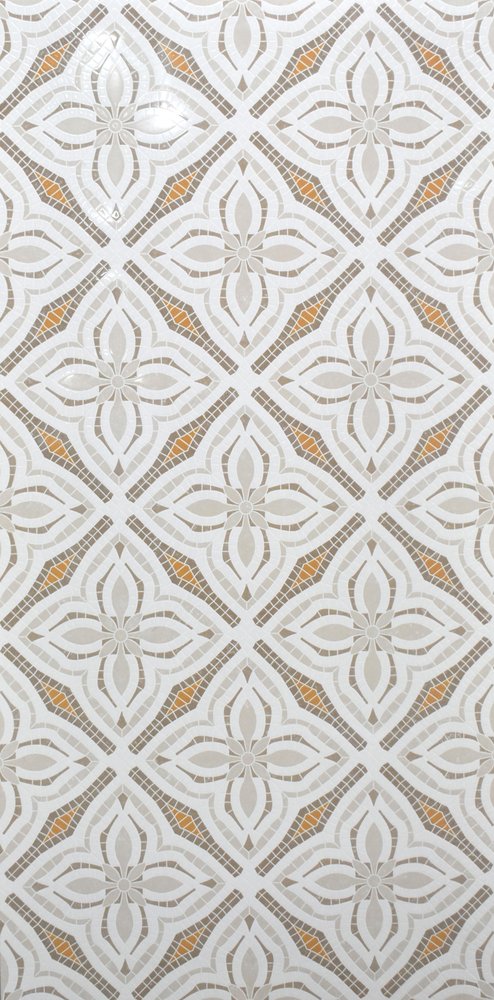 Kenita Beige Decor Glossy + Carving (600 x 1200, Itaca) - 1