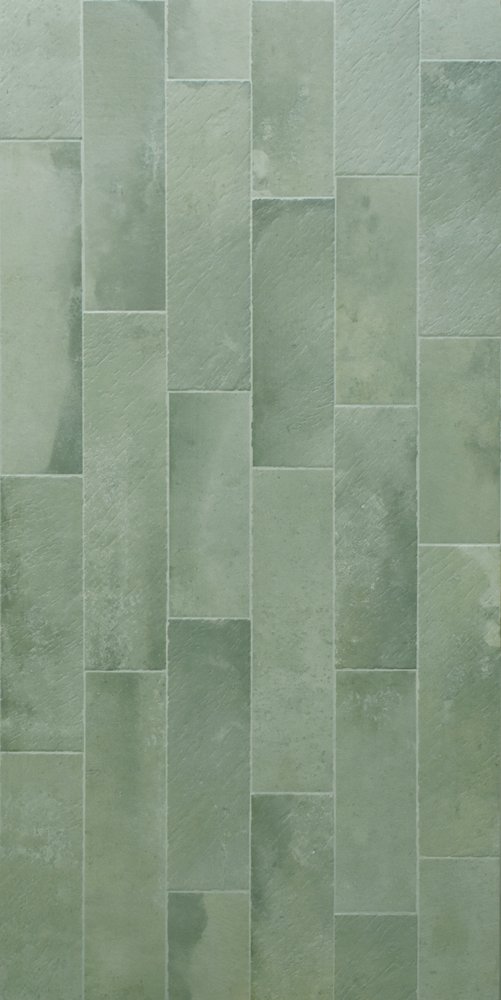 Brick Stone Sage Matt + Punch (600 x 1200, Itaca) - 1