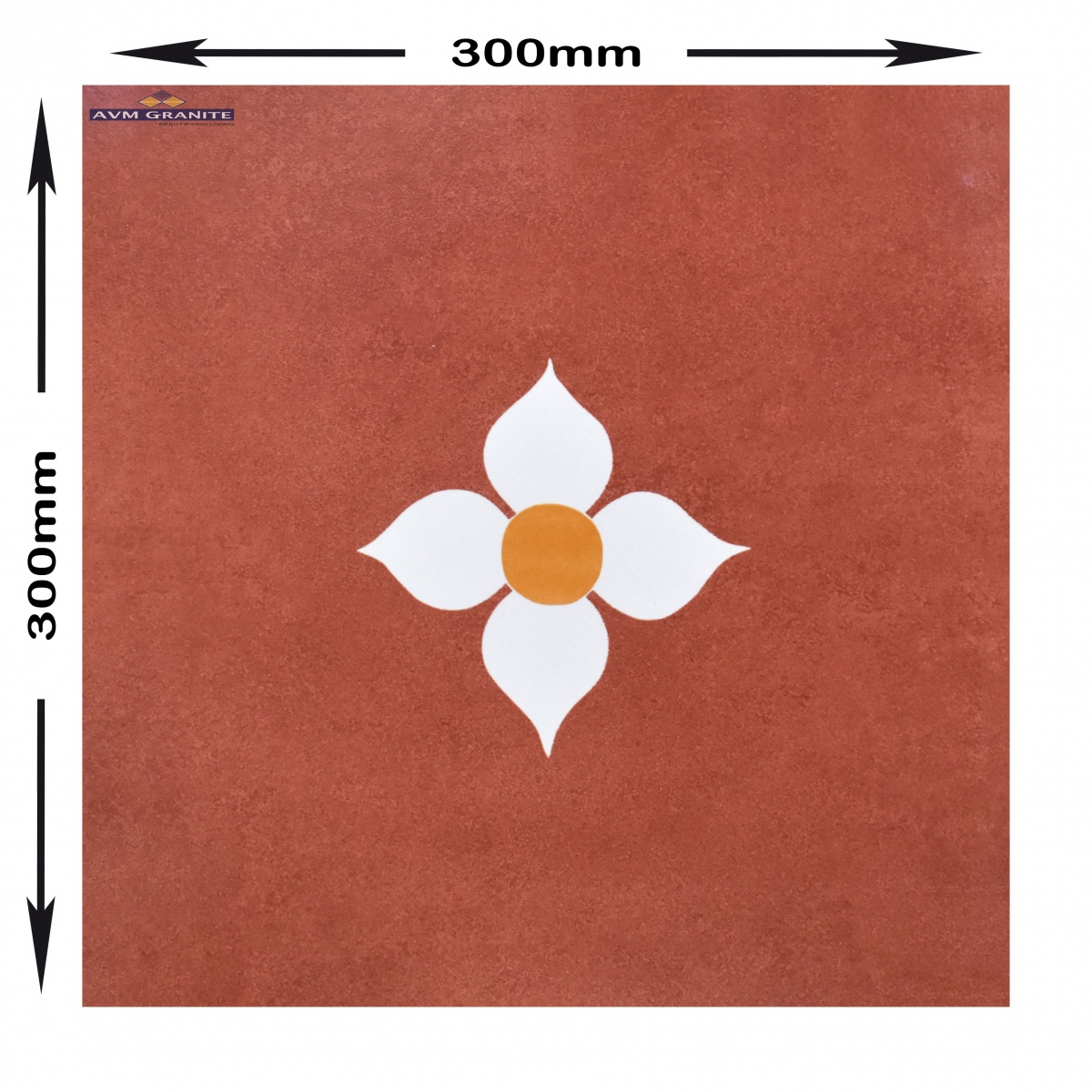Blossom Terracotta (300 x 300, Bej ) - 4