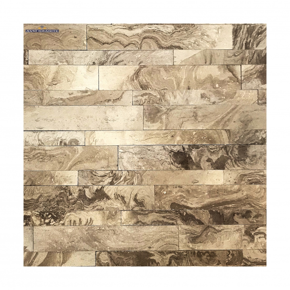 Travertine Reverse Mocha (19.80'' X 29.8'',Flexstone) - 2