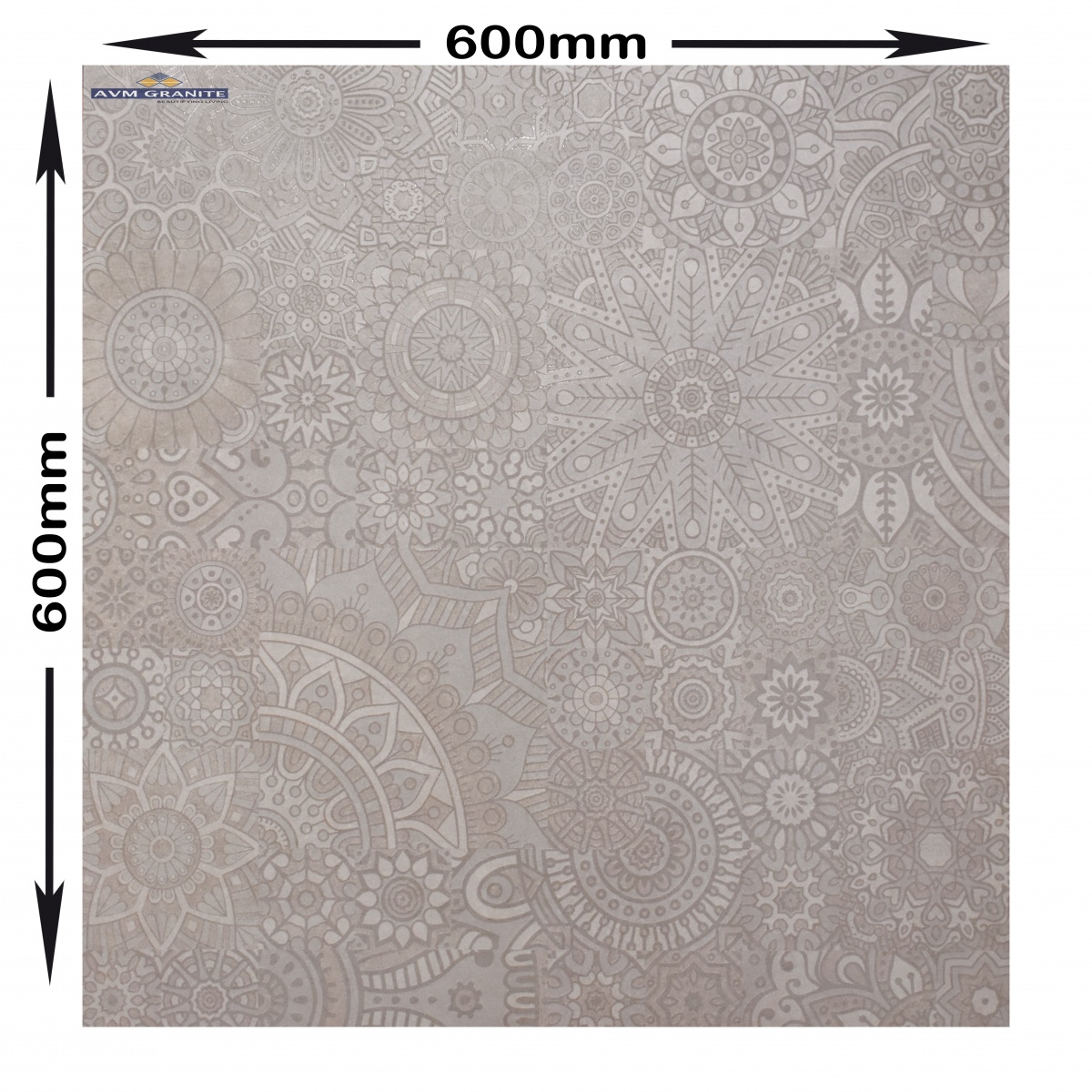 Mandala Copper Glitter Rustic Carving Decor (600 x 600, Icon) - 3
