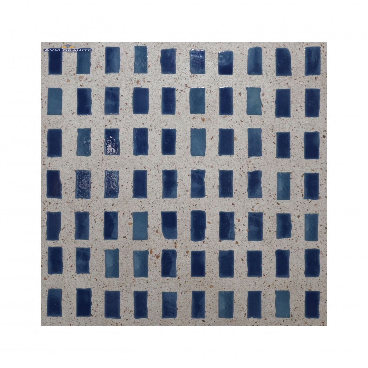 Concrete Blue G-634 Glossy Matt with Glossy effect (600 x 600, Exotica) - 5