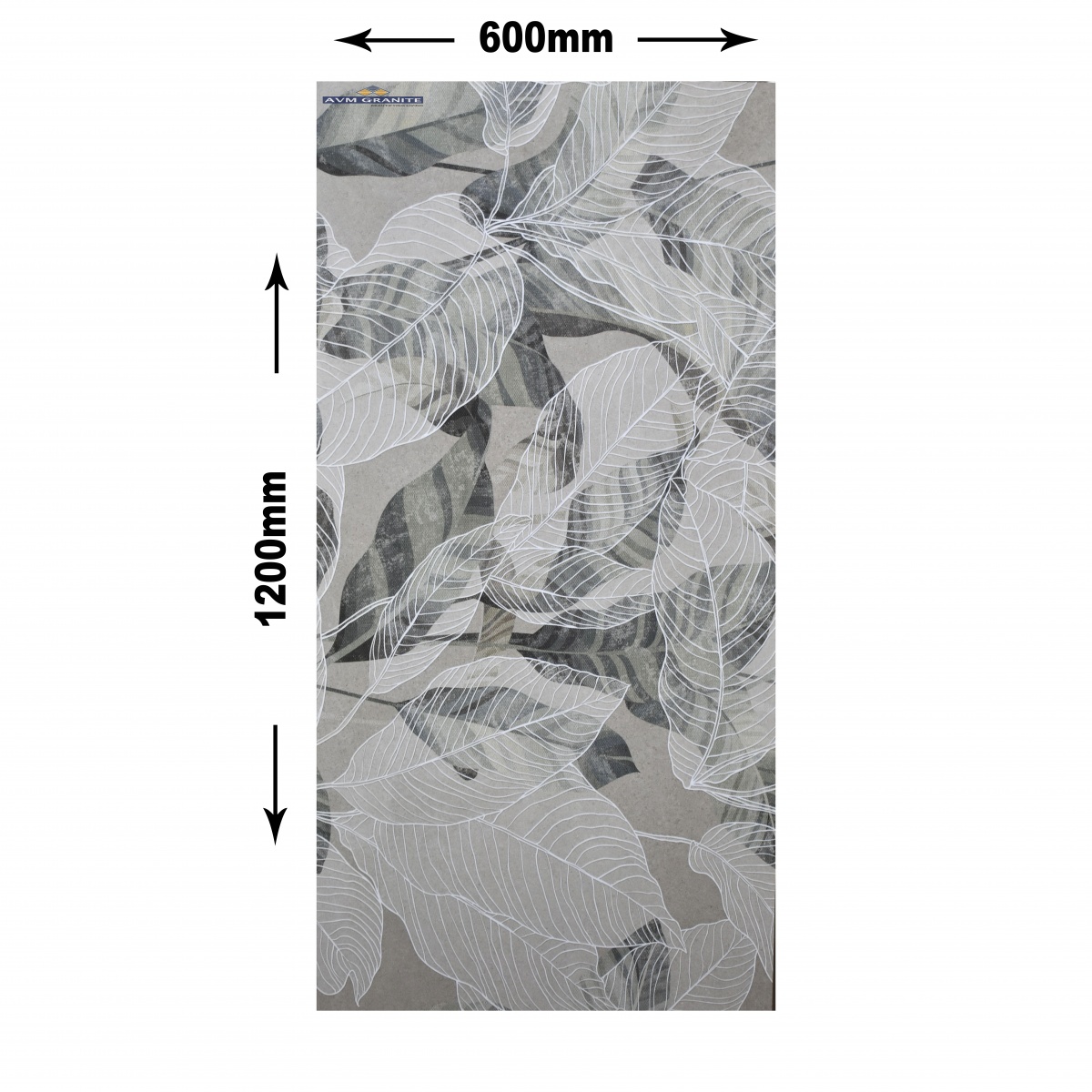 Royal Crayon  Grey Decor matt  (600 x 1200, Creanza) - 5