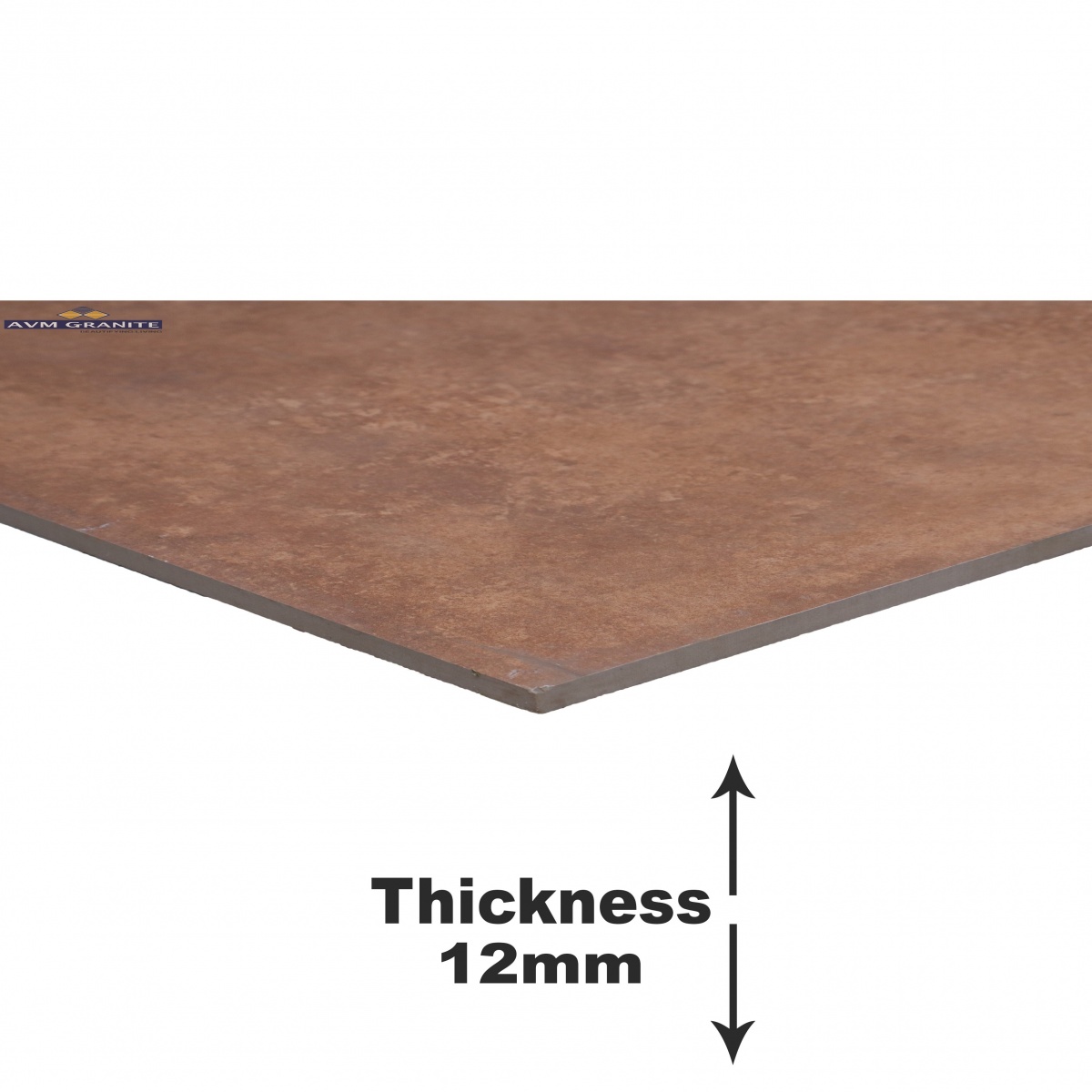 Treviso Brown Matt Punch 12mm (600 x 600, 12mm, Itaca) - 3