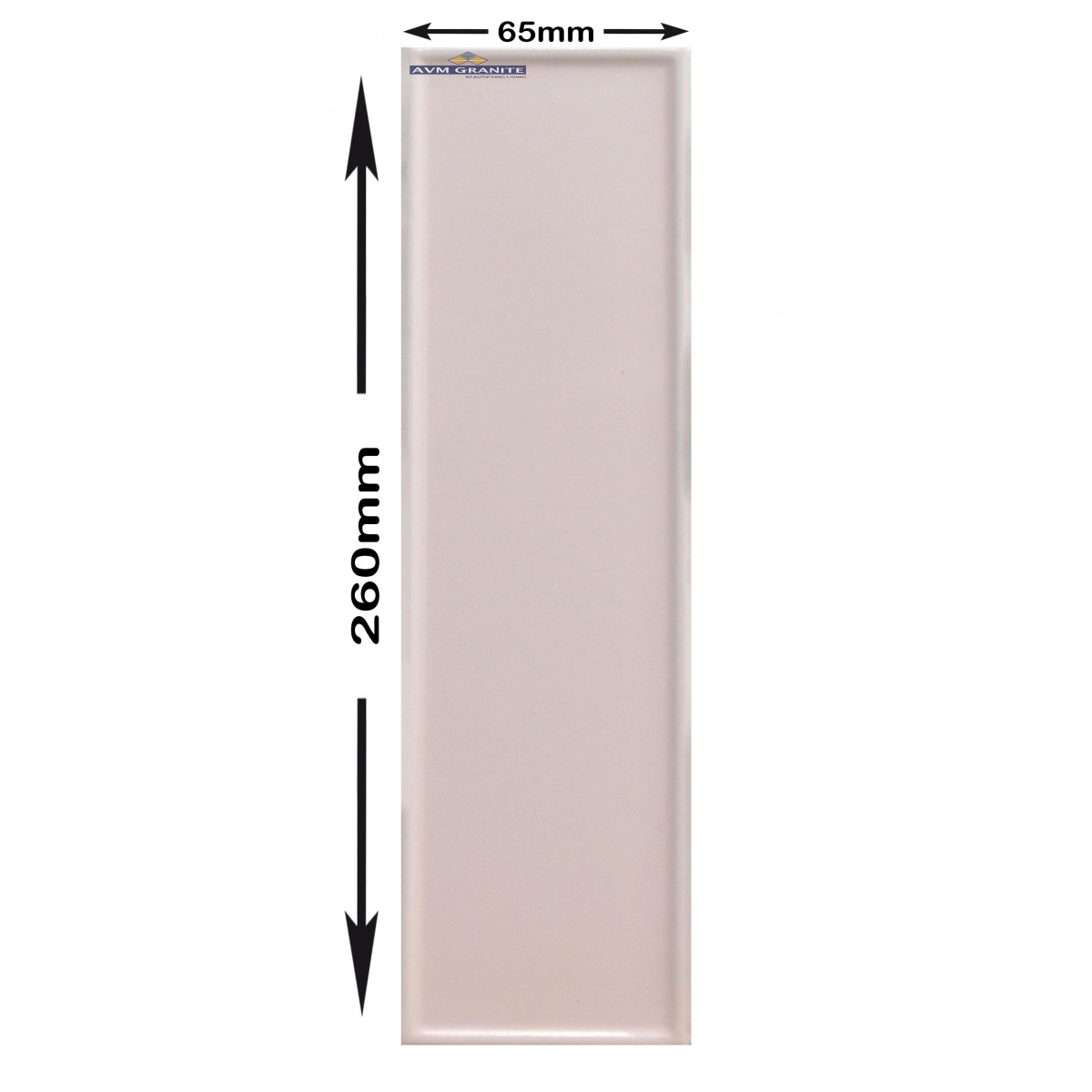 Light Pink Matt (65 x 260, Lemina) - 3