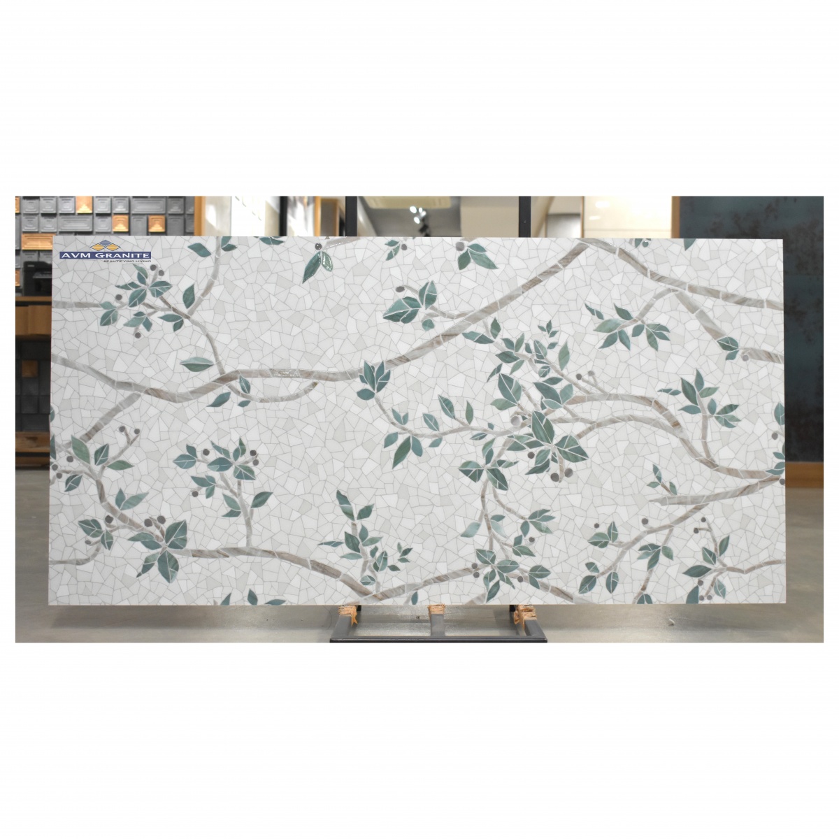 Twig Leaves Blanco Decor Endless 4D Shape Glue Surface (600 x 1200, Itaca) - 5