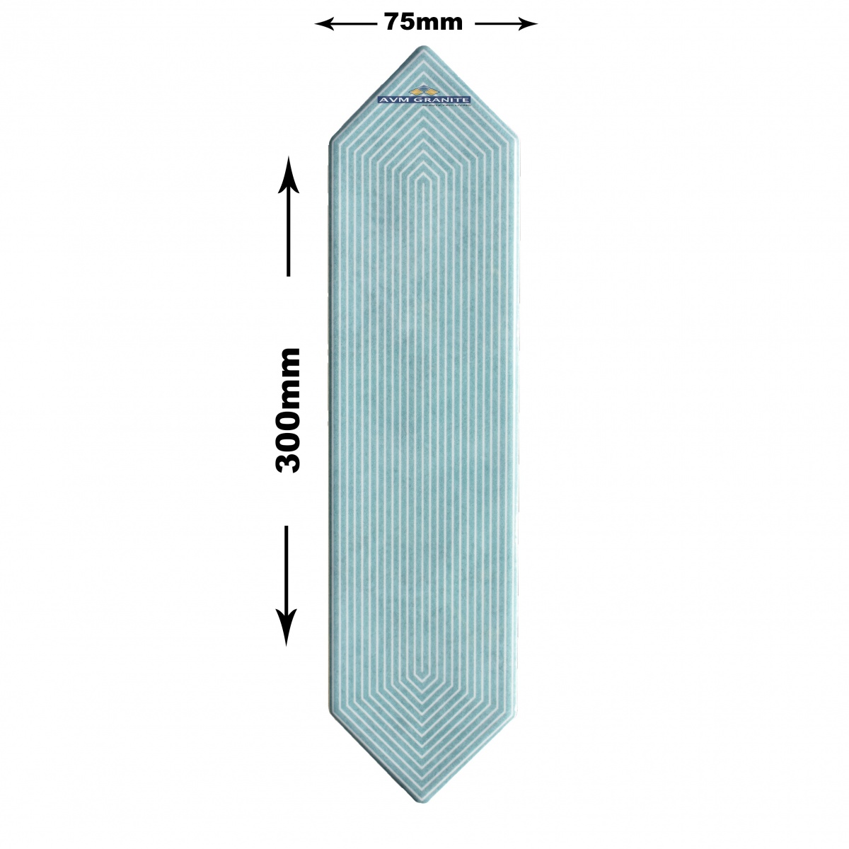 Code Turquoise Glossy Decor (75 x 300, Icon) - 4