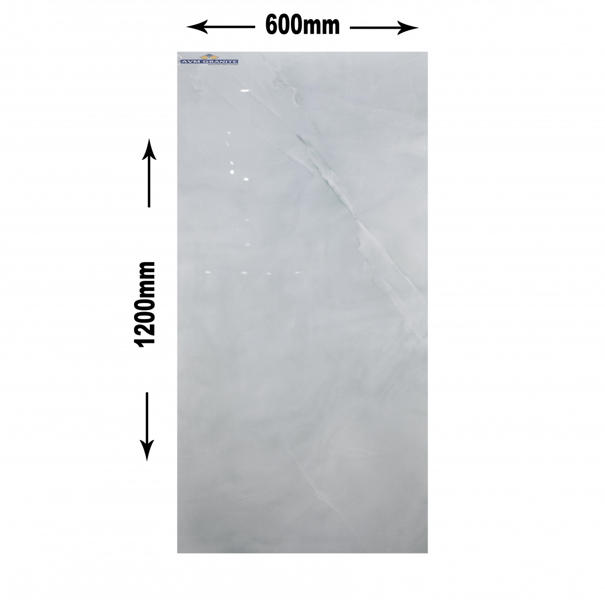 Smooth Onyx Mint Green Glossy (600 x 1200, Itaca) - 5