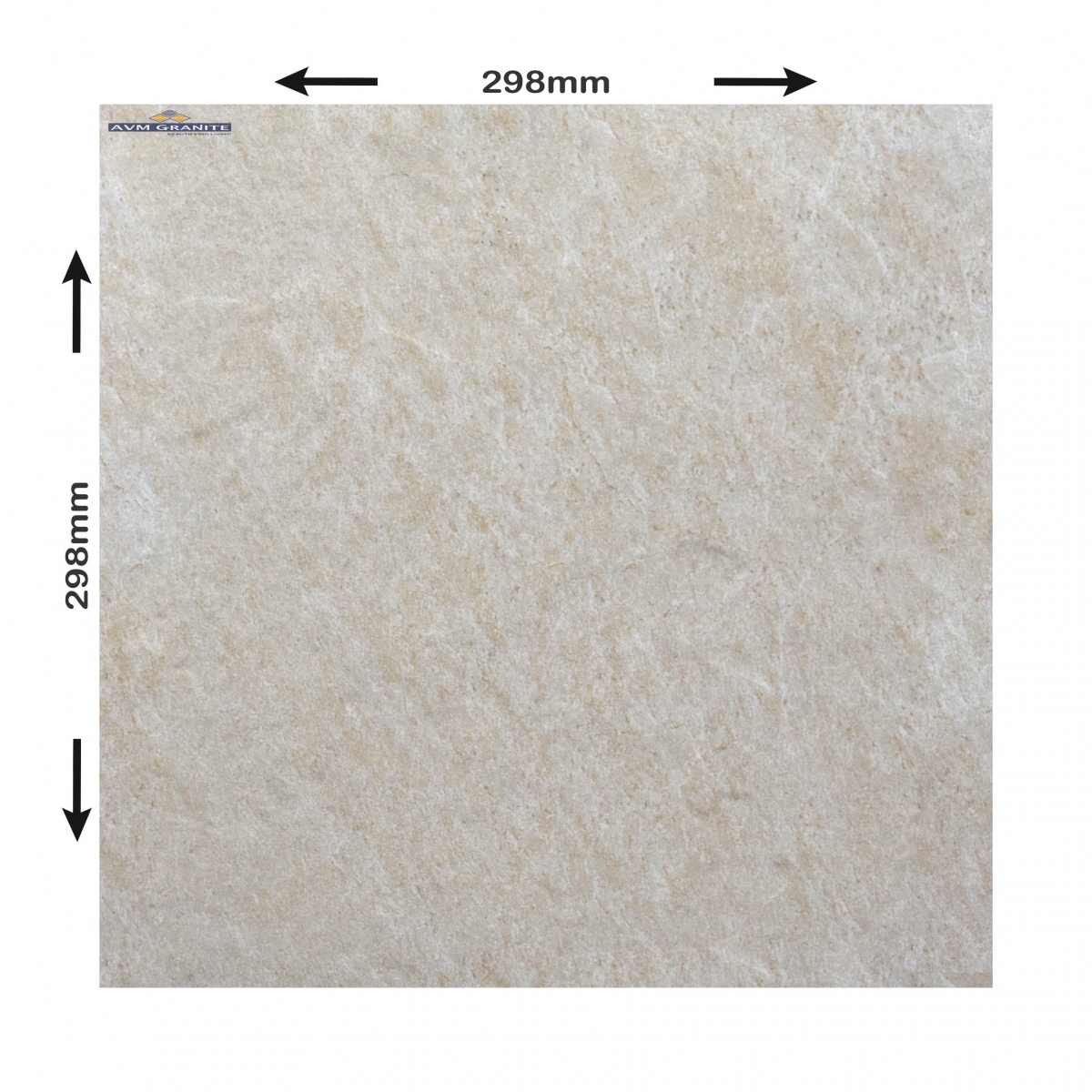 Rivera Beige Rustic Matt 12mm (298 x 298, Duracon) - 4