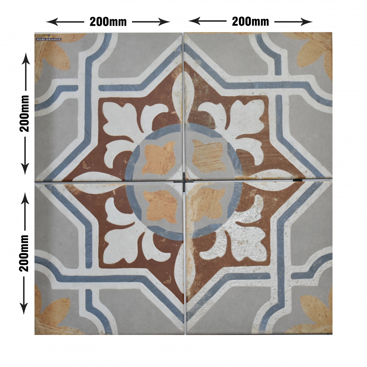 Levels Steel Decor 1051 Digimatt + Punch 8.5mm (200 x 200, Motto) - 3