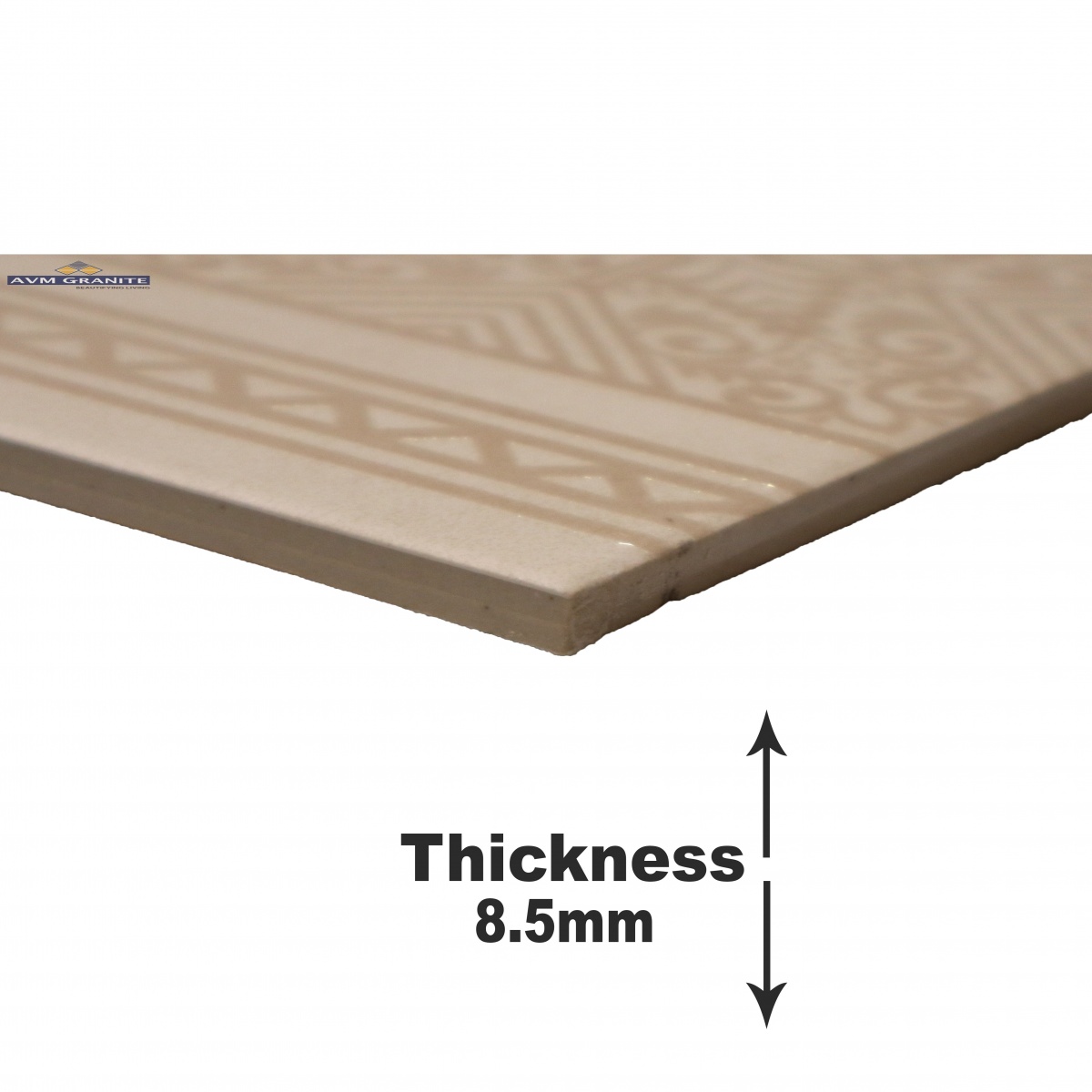 Levels Beige Decor 2001 A Digimatt + Punch 8.5mm (200 x 200, Motto) - 3