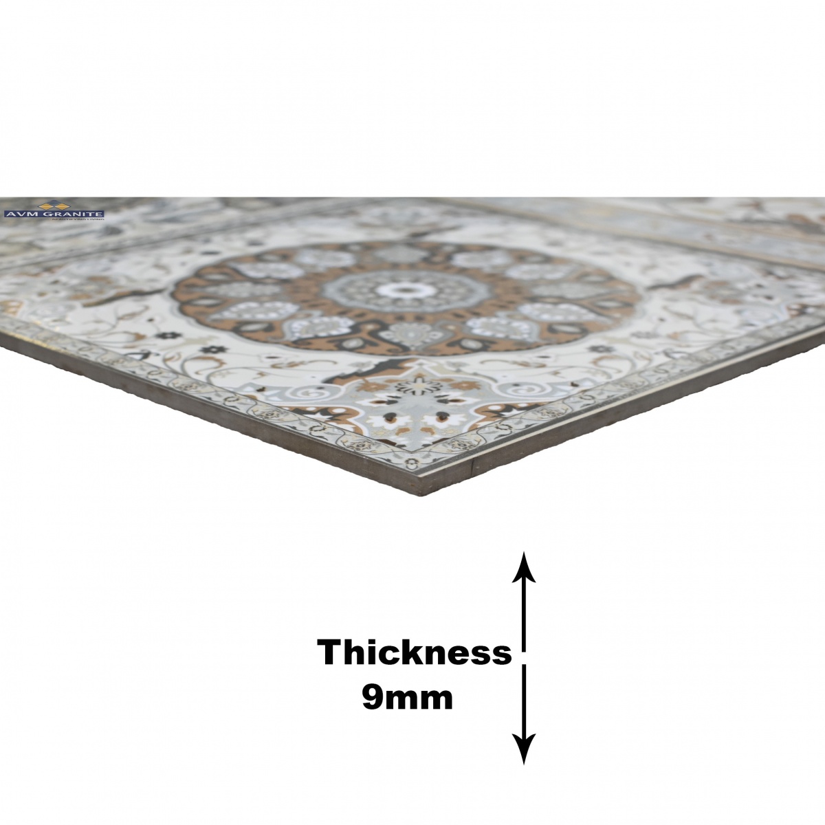 Persian Carpet Rustic Carving Decor (600 x 600, Duracon) - 3