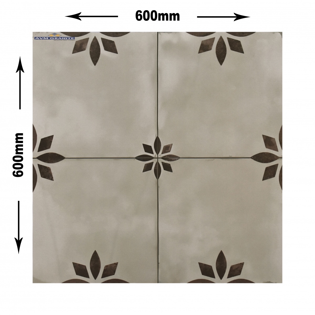 PRIME MO CORUS BEIGE ( 600 x 600, Creanza ) - 4