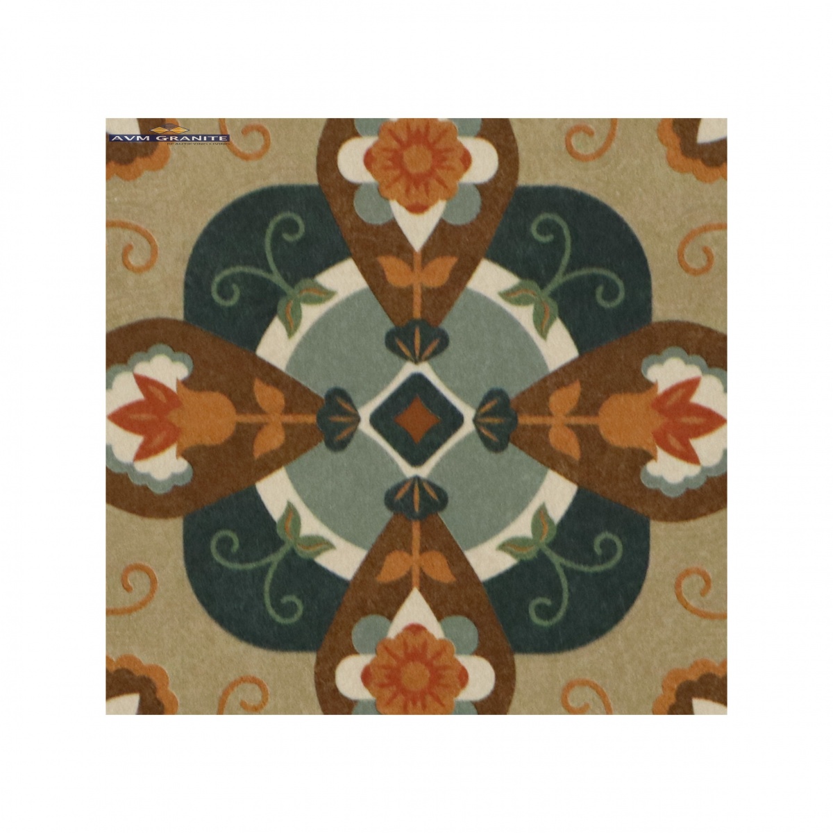 Levels Teal Decor 3004 C Digimatt Luster 8.5mm (200 x 200, Motto) - 2