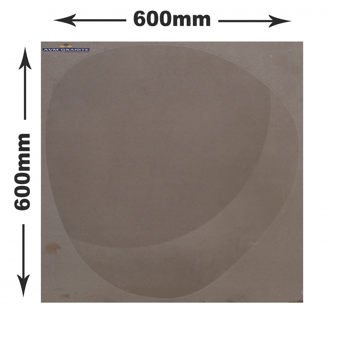 Rosia Grey Decor 03 Matt Punch 12mm (600 x 600, 12mm, Itaca) - 3