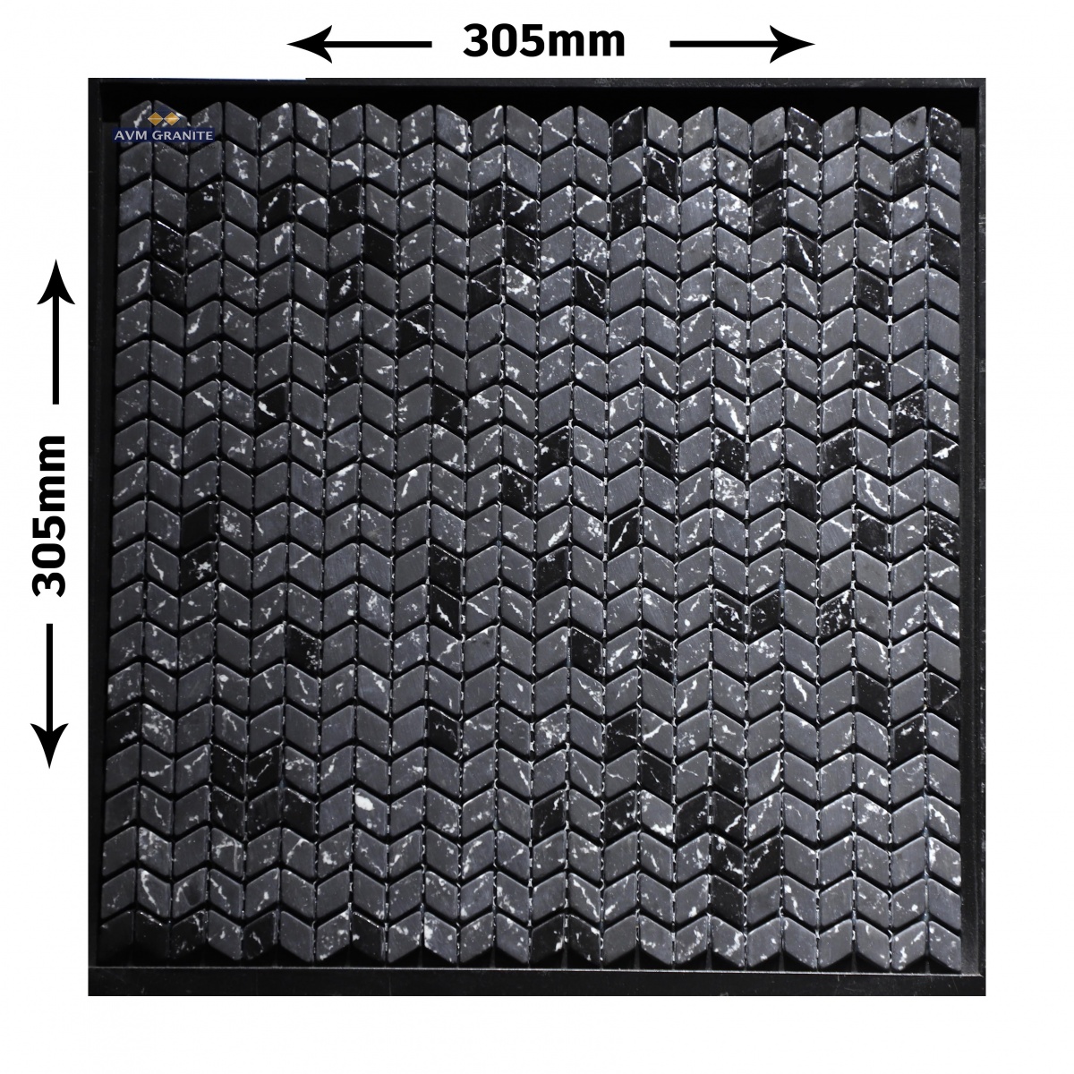 LCGM/P011 Black Decor (305 x 305, Larios) - 2