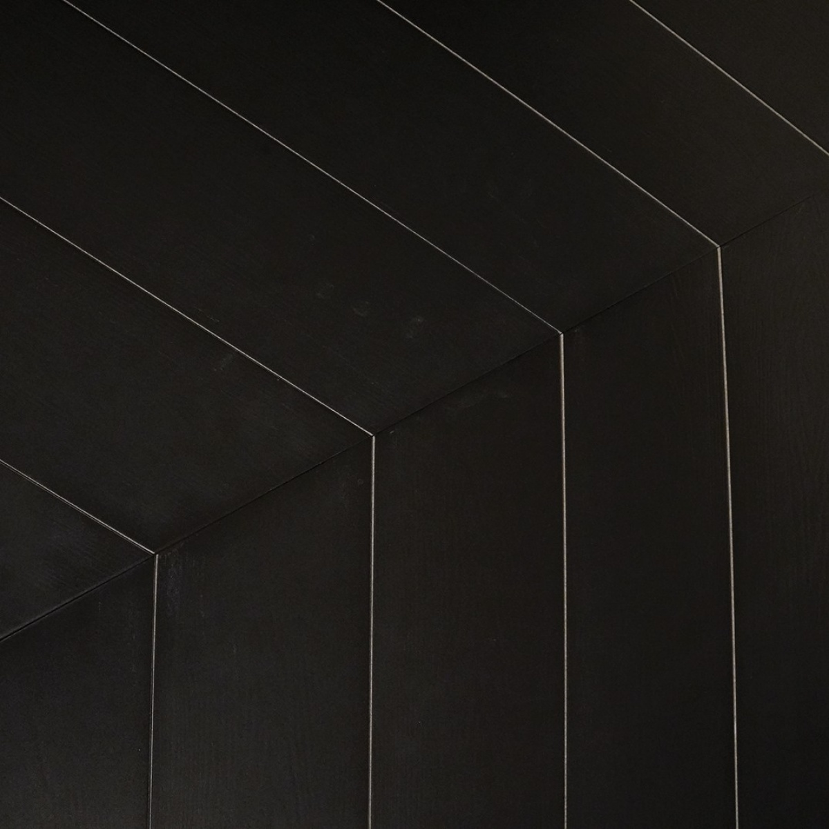 Classic Jetblack Chevron Natural ( 150 x 900, Metro ) - 8