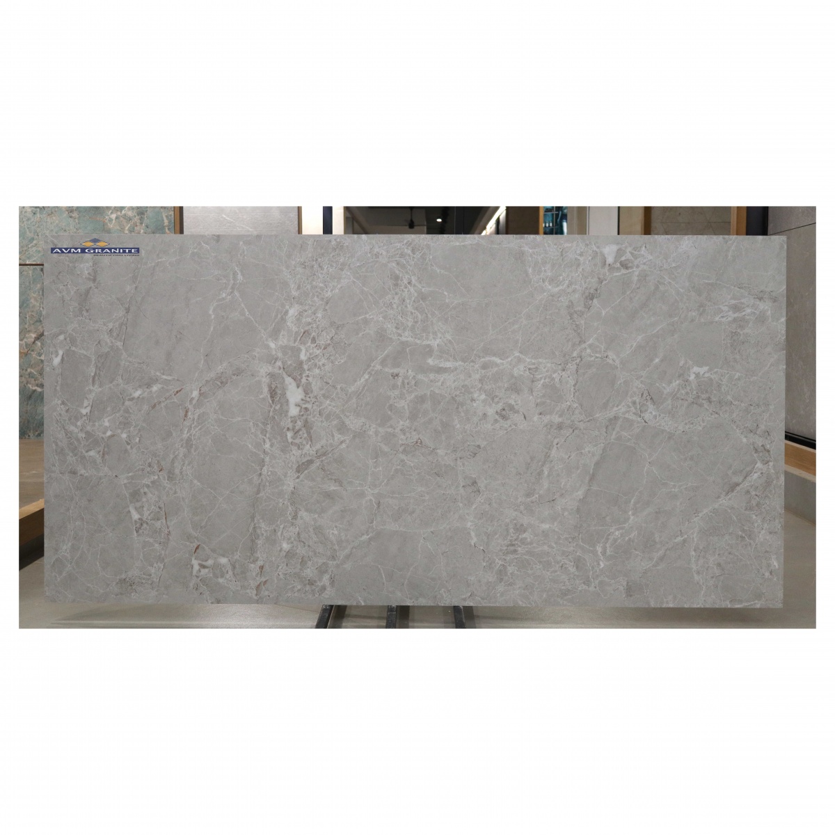 Emperador Grey Matt Carving (800 x 1600, Motto) - 4