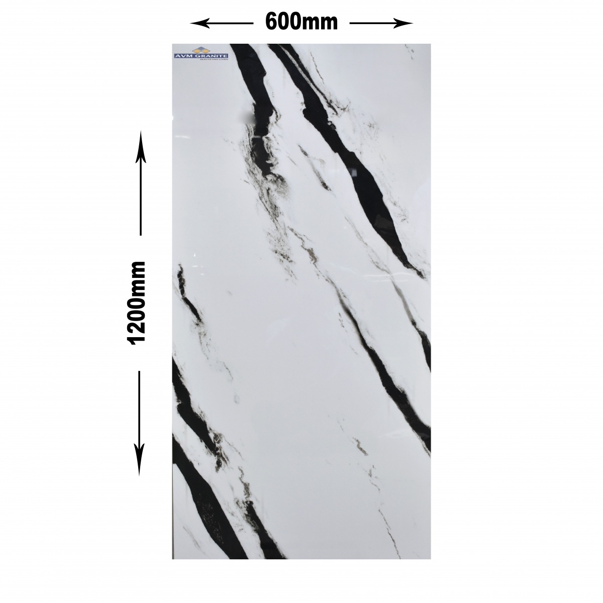 HG White Panda Endless High Glossy (600 x 1200, Itaca) - 5
