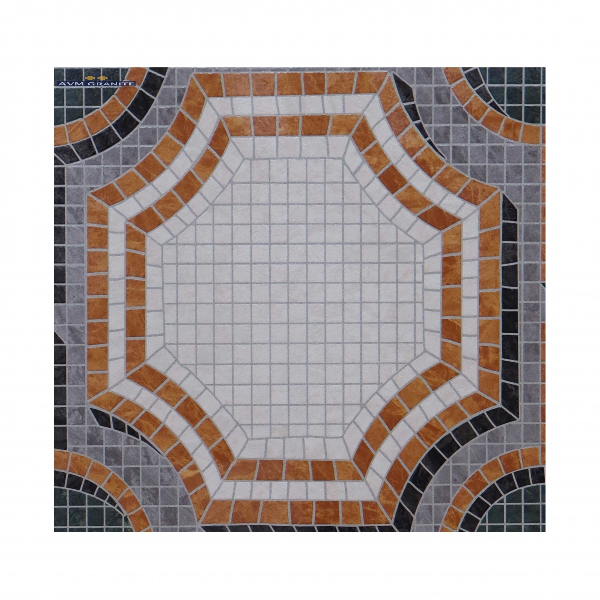 Mozilla Mosaic Green Decor 05 Matt Carving (600 x 1200, Itaca) - 2