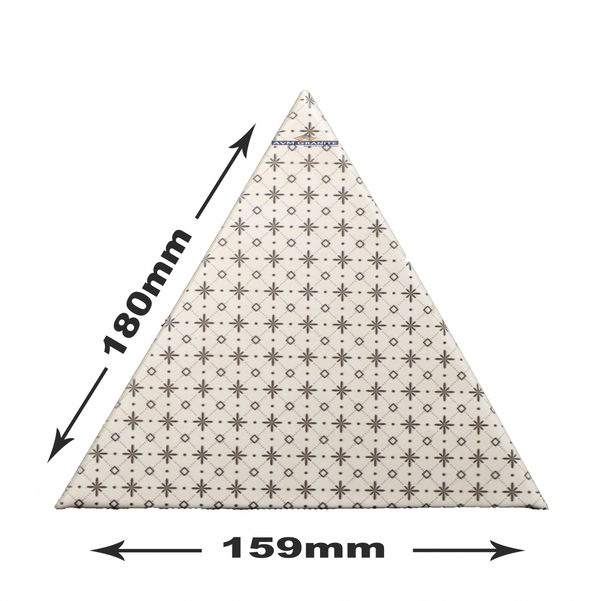 Figures Triangle Estel White Dot (159 x 180, Paradise) - 4