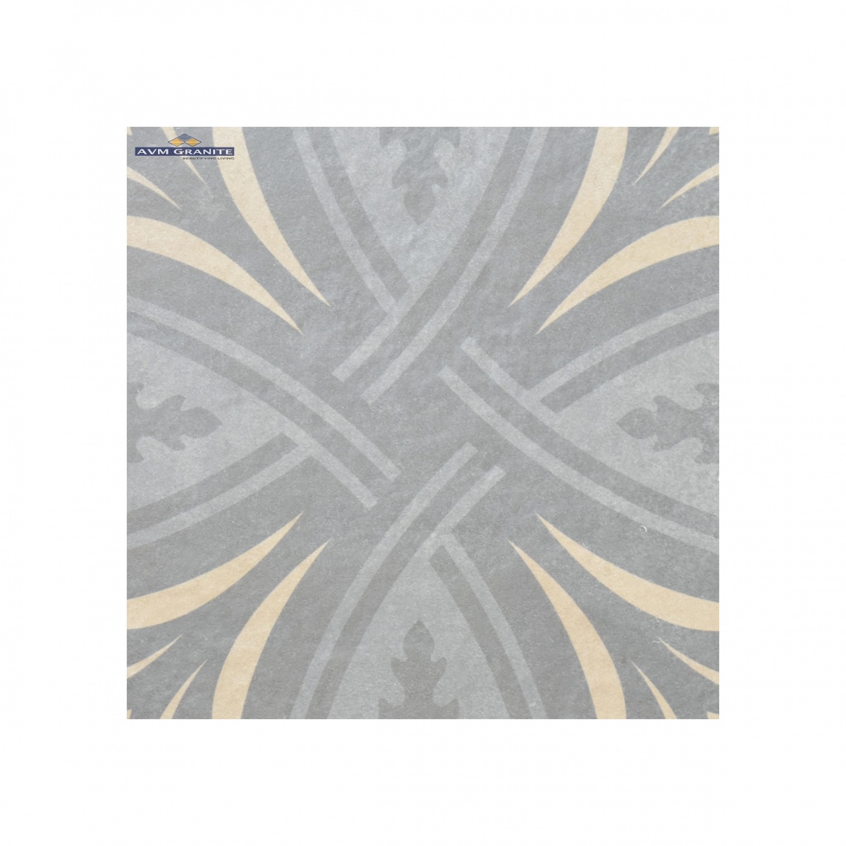 22008 - Petra Anthracite Decor (398 x 398, Segam) - 1