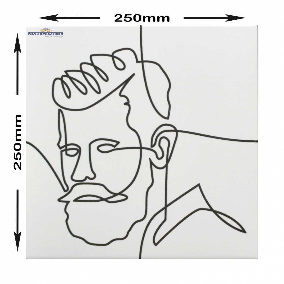 Face line White (250 x 250,Aurica) - 4