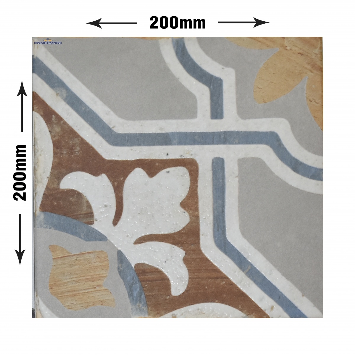 Levels Steel Decor 1051 Digimatt + Punch 8.5mm (200 x 200, Motto) - 2