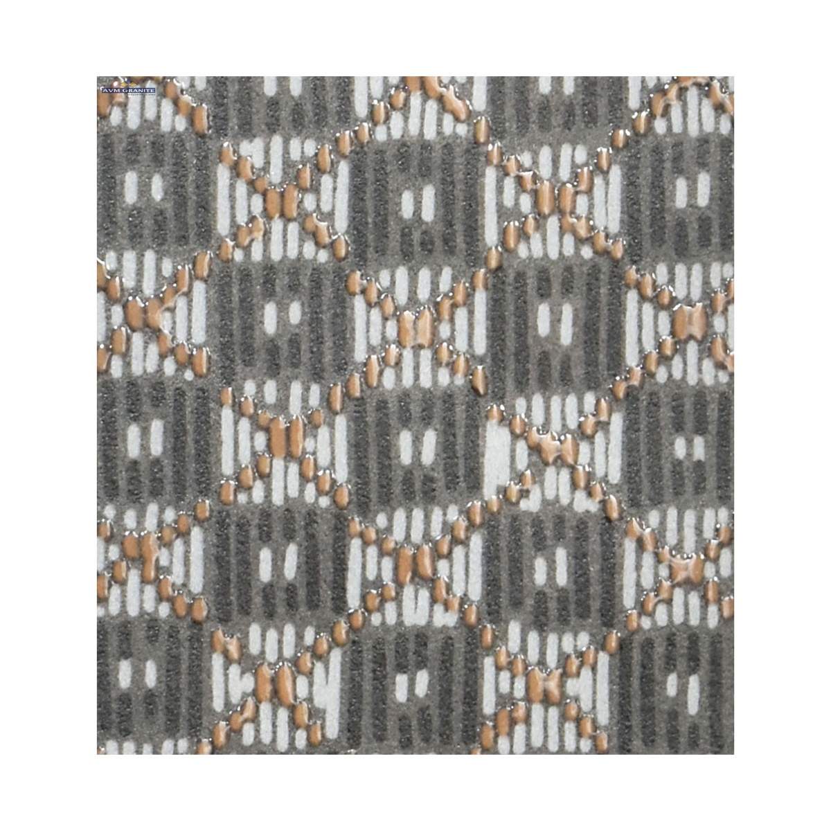 Levels Dimgray Decor 1 Digimatt + Glossy Granula + Punch 8.5mm (75 x 300, Motto) - 5