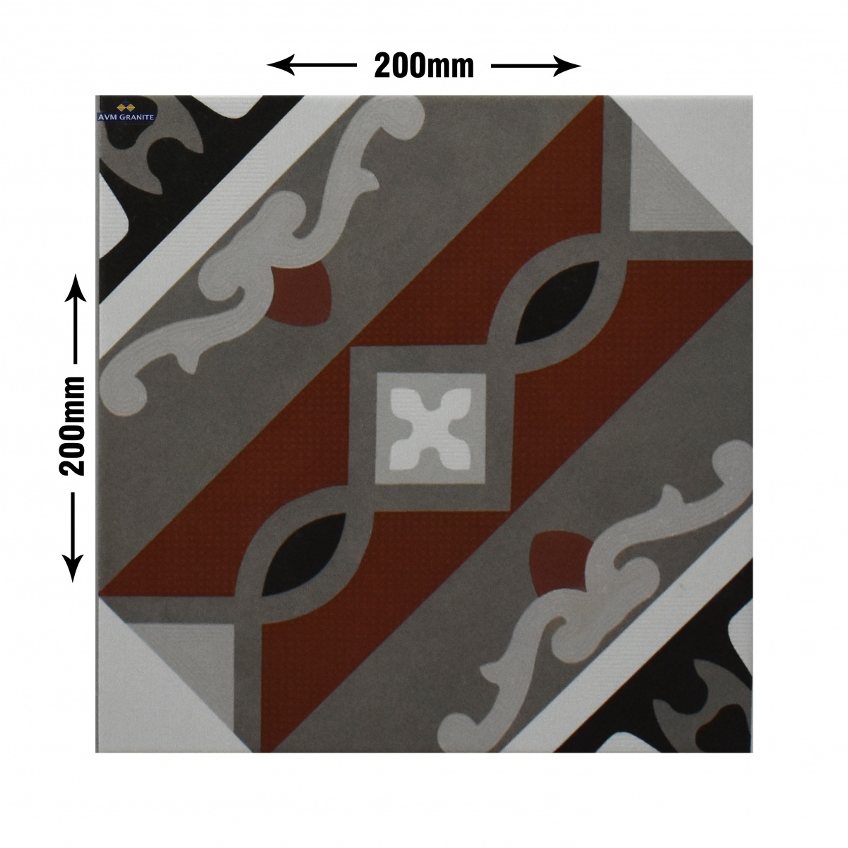 Monotone Pastel Digi Matt 5.0 Decor 8.5mm (200 x 200, Motto) - 5