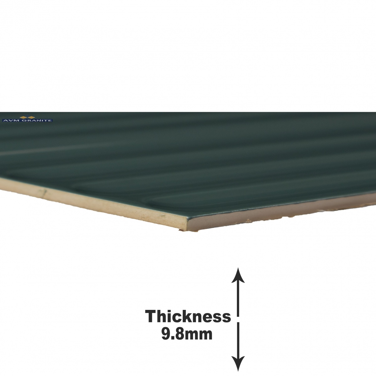 Plinto In Green Glossy (107 x 542, Milagro) - 3
