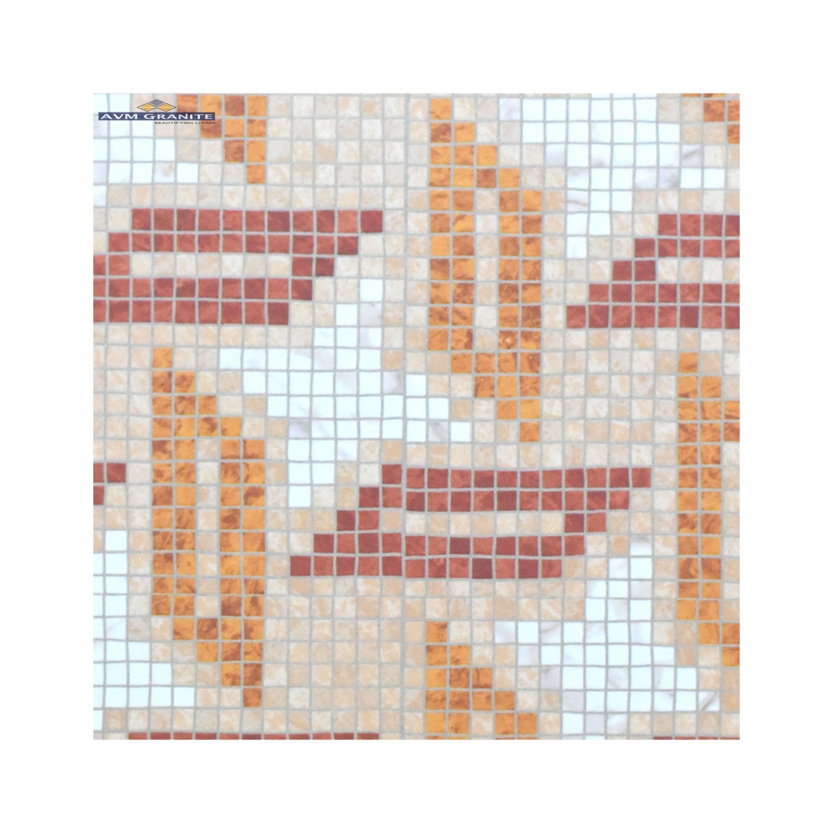 Mozilla Mosaic Red Decor 04 Matt Granula Carving (600 x 1200, Itaca) - 2