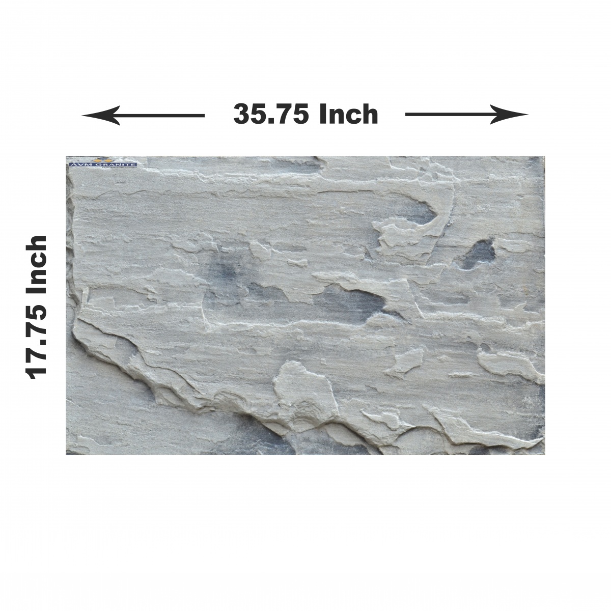 Flaky Silver Grey (35.75'' X 17.75'',Flexstone) - 4