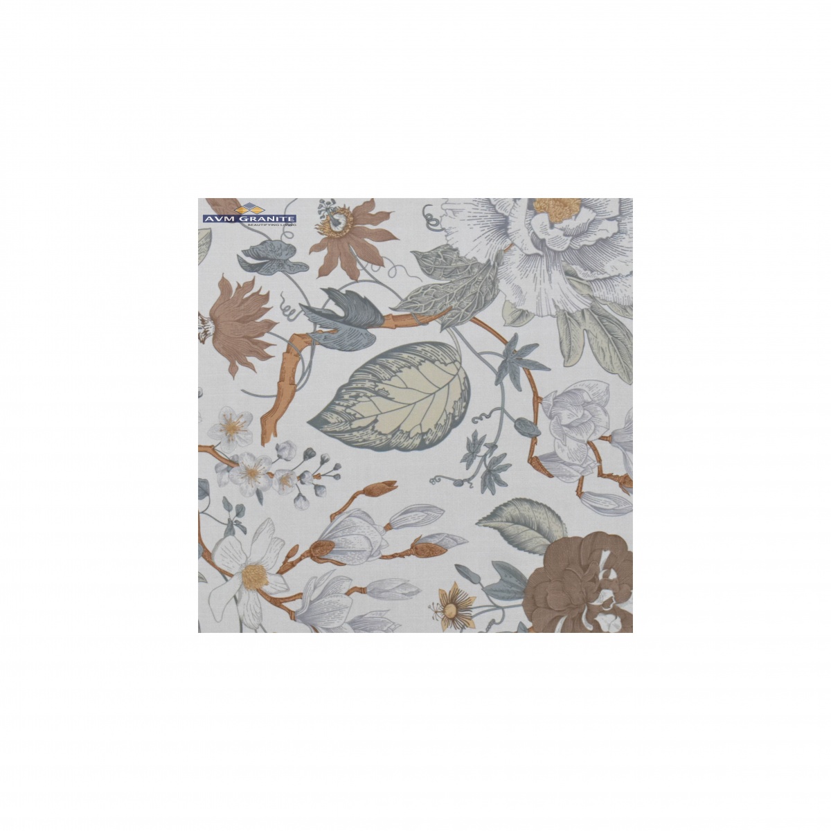 Tessile Blossom Matt Rustic Carving Decor 12mm (600 x 600, Duracon) - 2