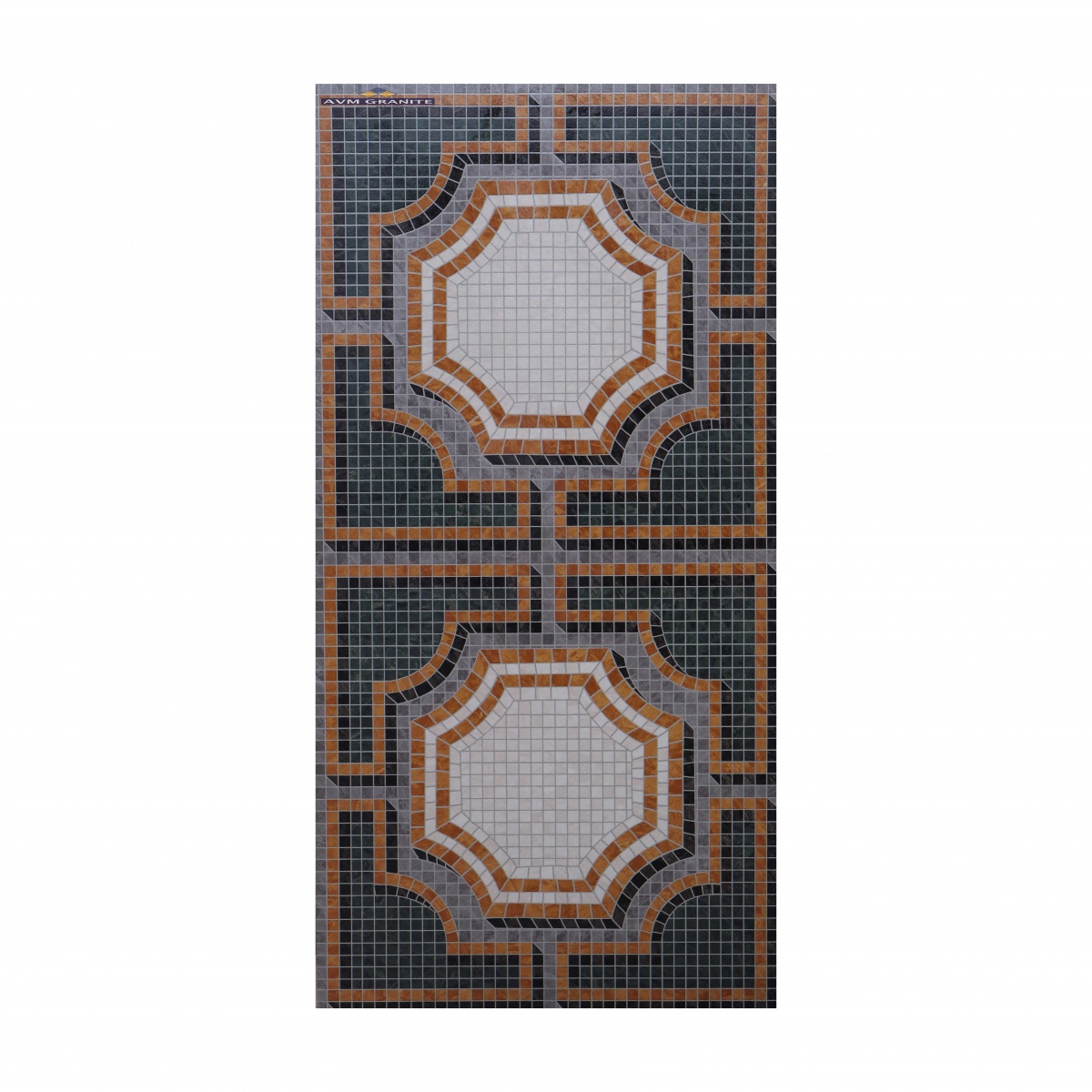 Mozilla Mosaic Green Decor 05 Matt Carving (600 x 1200, Itaca) - 6