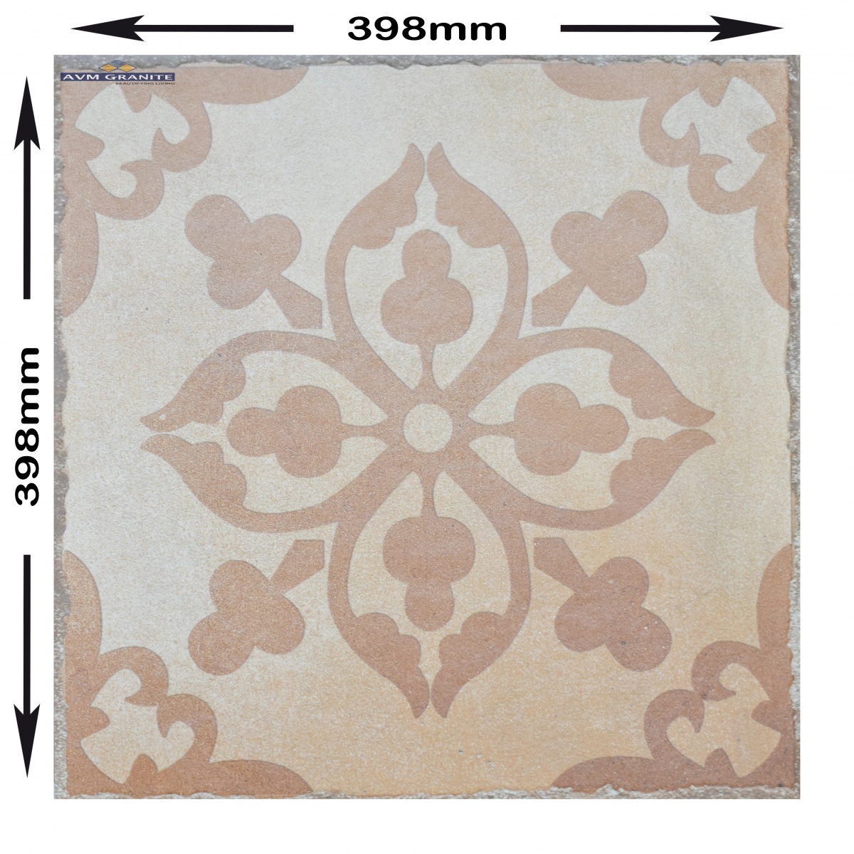 22012  HL - Cemento Taupe Decor (398 x 398, Segam) - 3