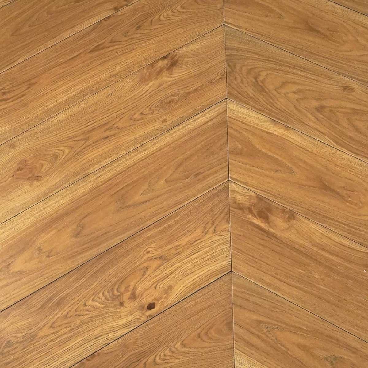 Golden Oak Chevron Natural ( 150 x 900, Metro ) - 8