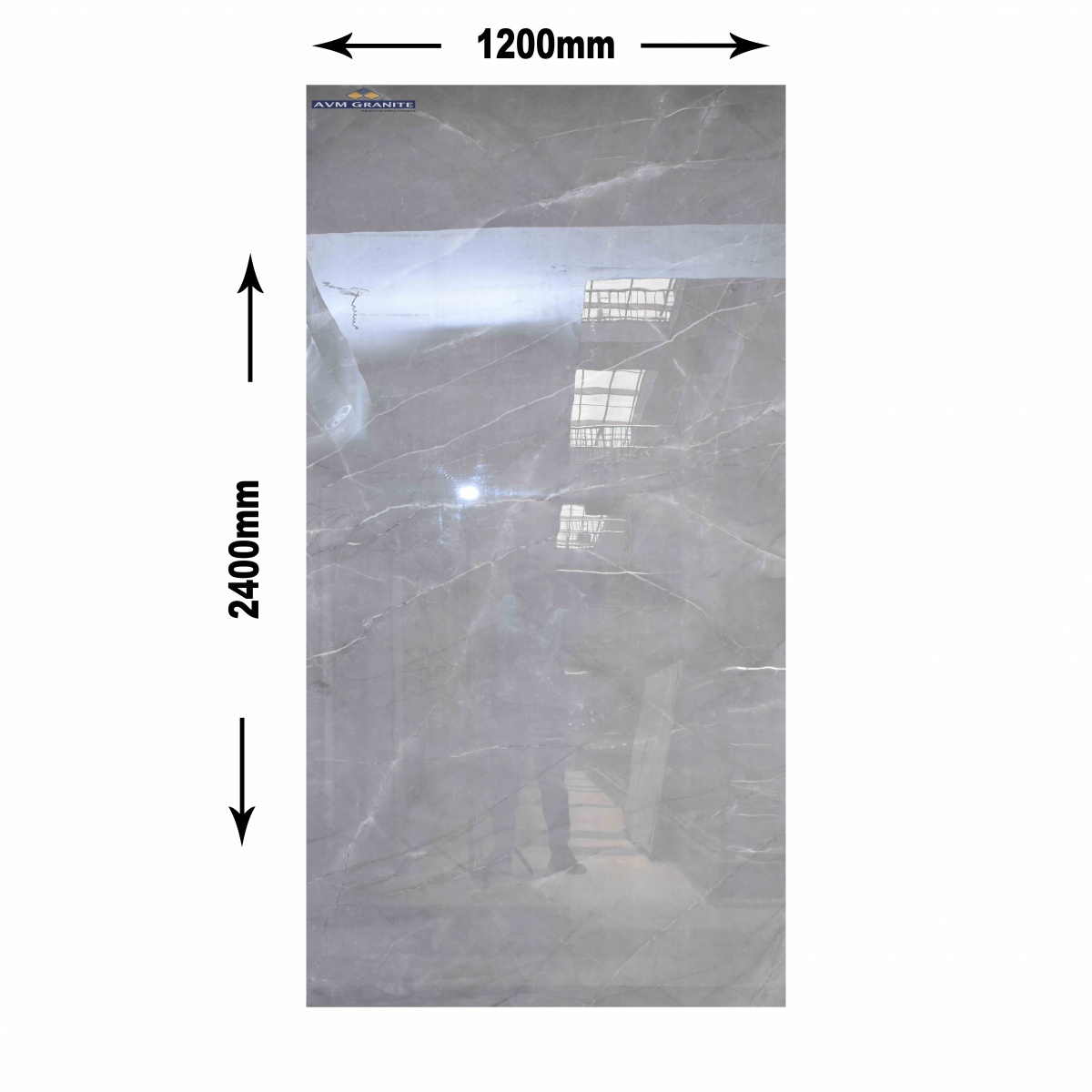 Pulpis Grey Glossy (1200 x 2400, Itaca) - 4