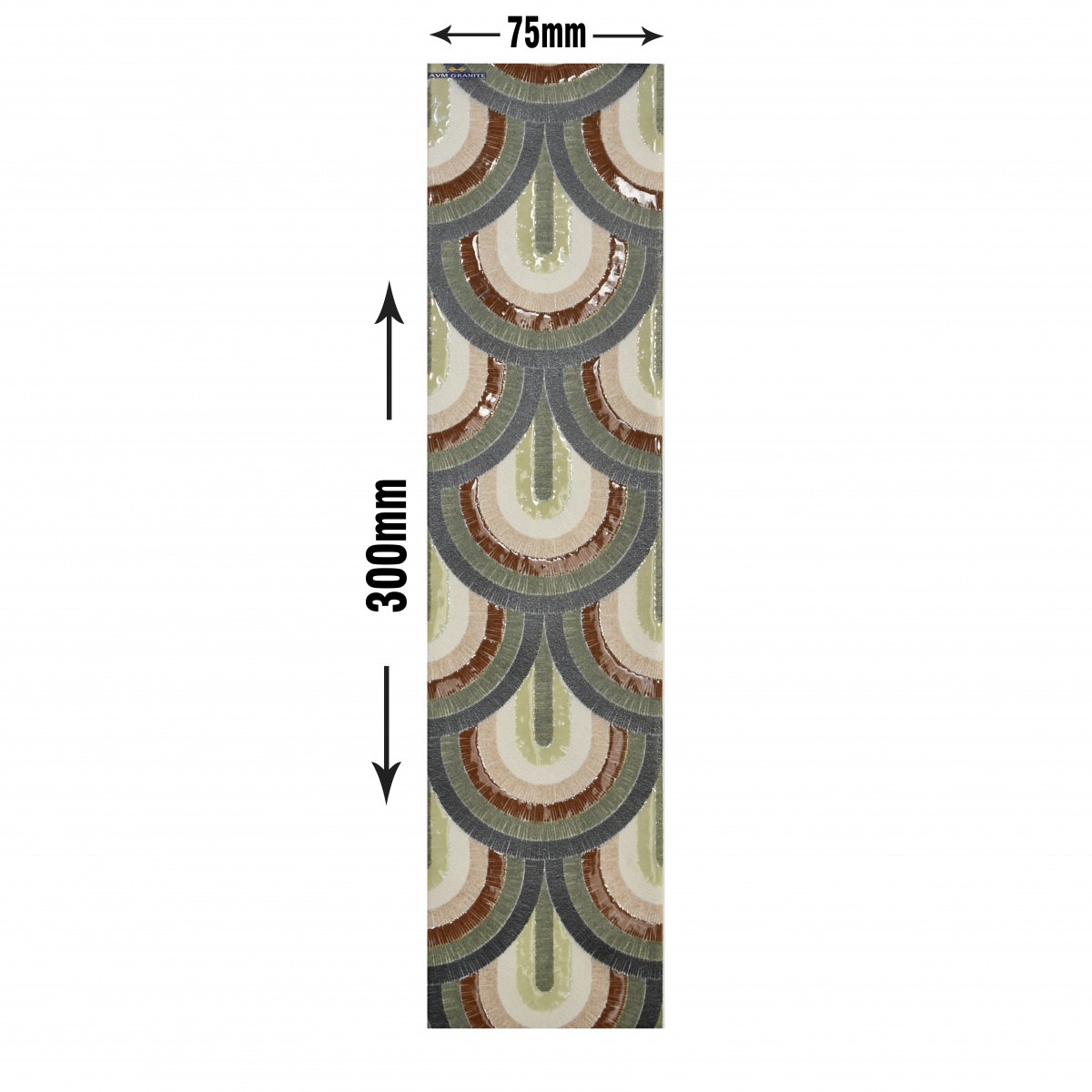 Levels Forest Decor 1 Digimatt + Glossy Granula + Punch 8.5mm (75 x 300, Motto) - 3
