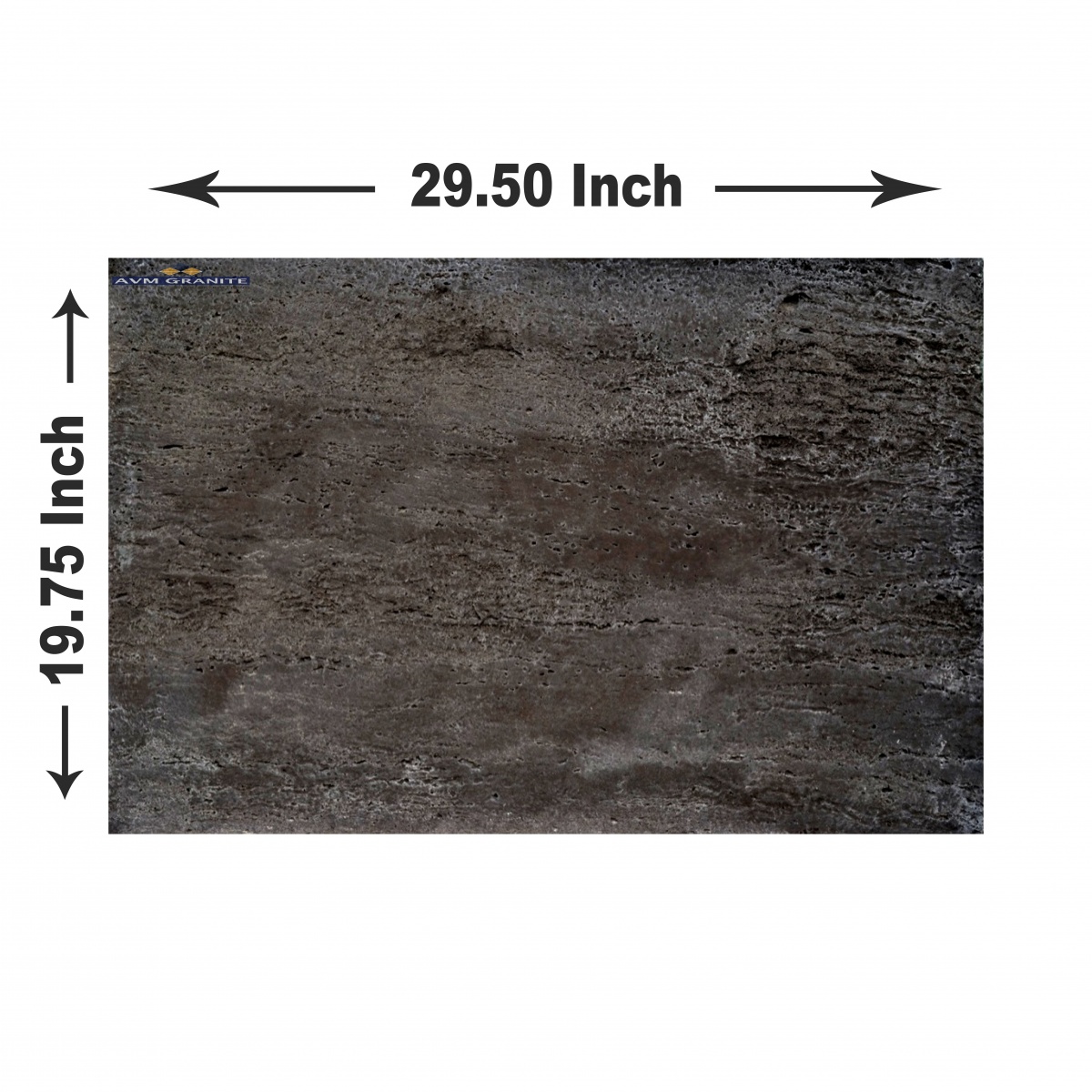 Random Leather Graphite (19.75'' X 29.50'',Flexstone) - 3