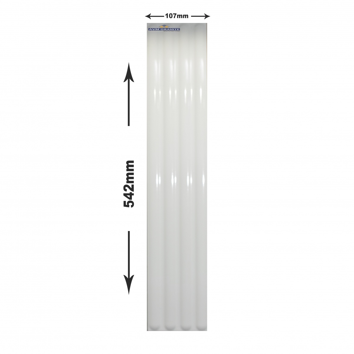 Plinto Out White Glossy (107 x 542, Milagro) - 4