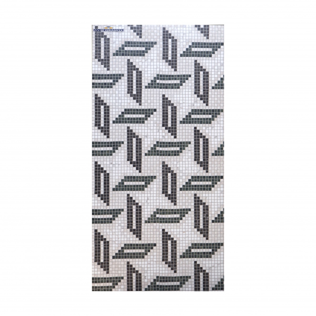 Mozilla Mosaic Green Decor 04 Matt Carving (600 x 1200, Itaca) - 6